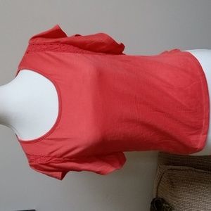 Mossimo small short sleeve crop top, GUC P2P Is 18" Flat, Shoulder To Hem Is 20"